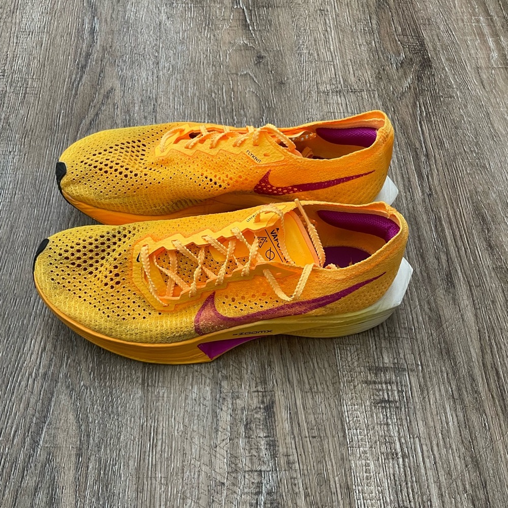 Nike Zoomx Vaporfly Next% 3 Laser Shoes Orange Hyper Violet Sz 10 DV4130-800